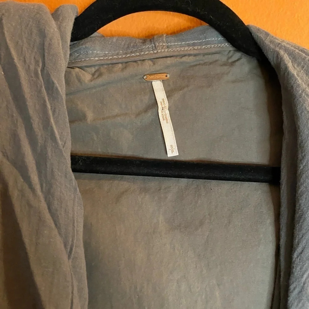 Fp Draped Mixed Media Open Jacket - image 5